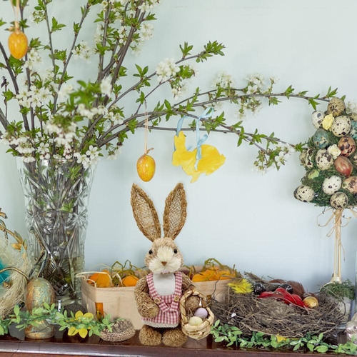 Adorno De Conejo De Pascua Decoraciones De Conejo De A