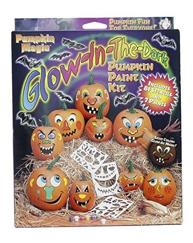 Kit De Pintura Para Decoración Glow In The Dark Pumpkin Jack