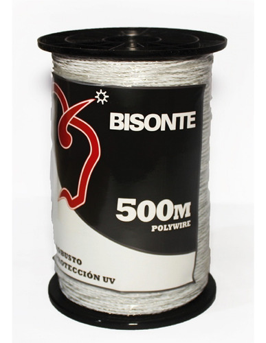 Bisonte Polywire 500m Rollo Para Cerco Electrico (6 Filamentos)