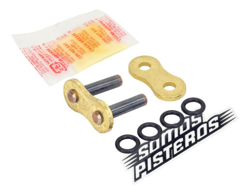 Candado Cadena 530 O Ring Remachado Oro Rk R1 Gsxr 1000rr