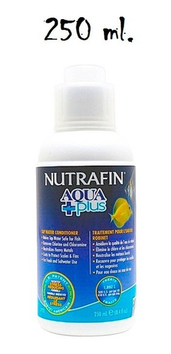 Acondicionador De Agua Para Acuario Nutrafin Aquaplus 250 Ml