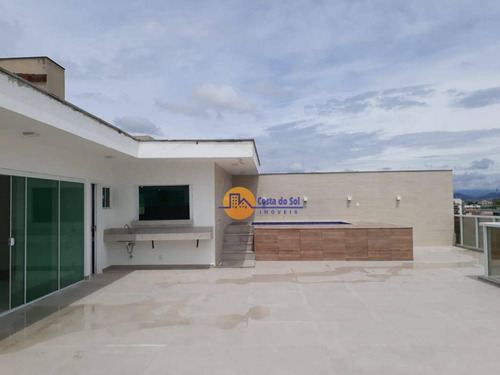 Lindo Apartamento Com 3 Dormitórios À Venda, 117 M² Por R$ 951.399 - Costazul - Rio Das Ostras/rj - Ap0290