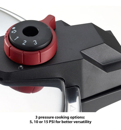 Olla De Presión T-fal P3105231 Válvula Seguridad 21 Litros