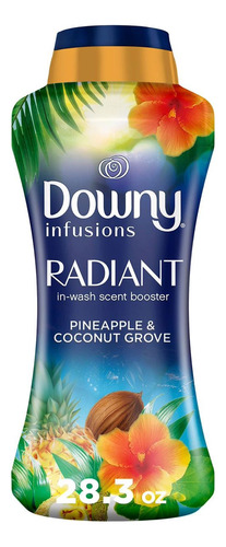 Downy Infusions Radiant, Pineapple & Coconut Grove, 28.3 Oz