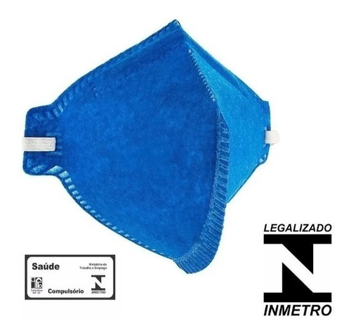 Imagem 3 de 3 de 10 Mascaras Respirador Pff2 S/valvula Similar N95 Ca38504