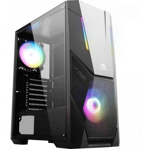 Gabinete Gamer Mid Tower Black Hawk Rgb Fortrek