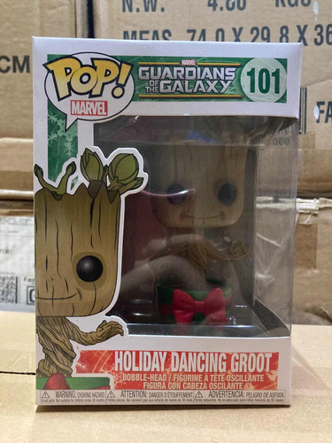 Holiday Dancing Groot 101 Guardians Galaxy Marvel Funko Pop