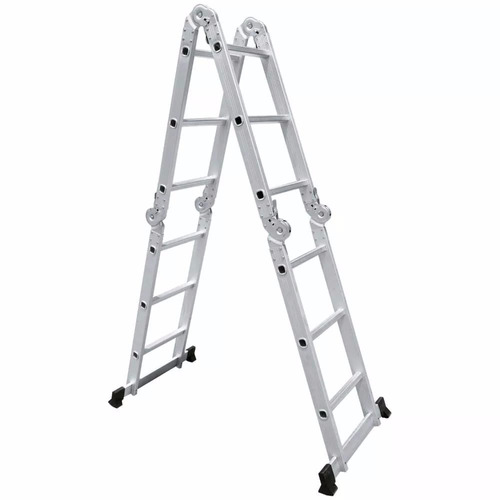 Escalera Aluminio Articulada Plegable 4.75mt Gratis Caba Bsa