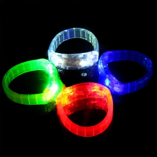 Pulsera Led Audioritmica Brazalete Nuevo Modelo Pack X 10