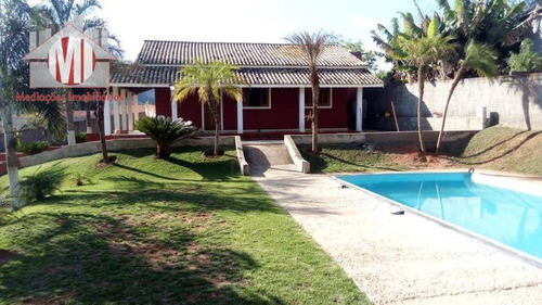 Chácara Com Piscina, Campo De Futebol, Deck, Pergolado, 03 Dormitórios À Venda, 1600 M² Por R$ 550.000 - Zona Rural - Bragança Paulista/sp - Ch0481