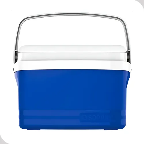ブルー、ベビーブルー Caixa Termica Pequena Cooler 5 Litros Azul Com Alça Soprano