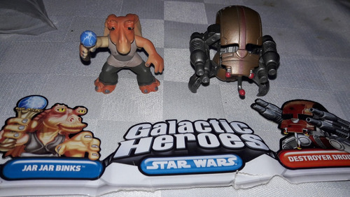 Star Wars Galactic Heroes Jar Jar Bink & Destroyer Droid Has