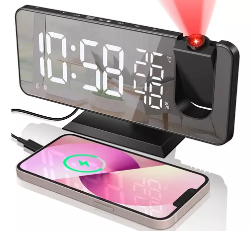 Reloj Despertador Con Proyector 2022 Para Techo De
