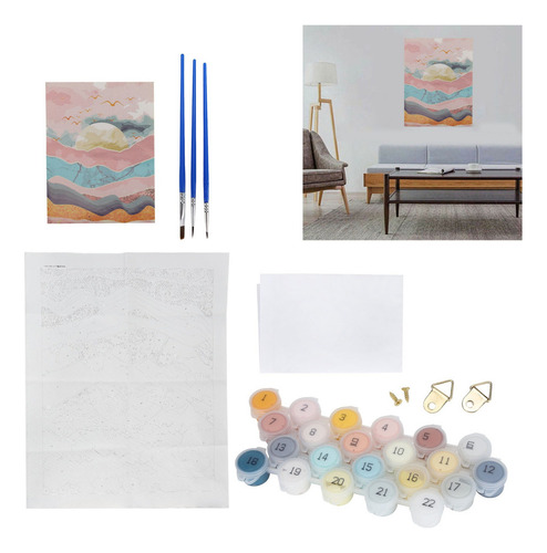 Suministros De Pintura Pintar Por Números Padres Niños