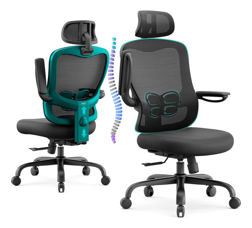 Landomia Silla De Oficina Ergonómica Totalmente Ajustable - 