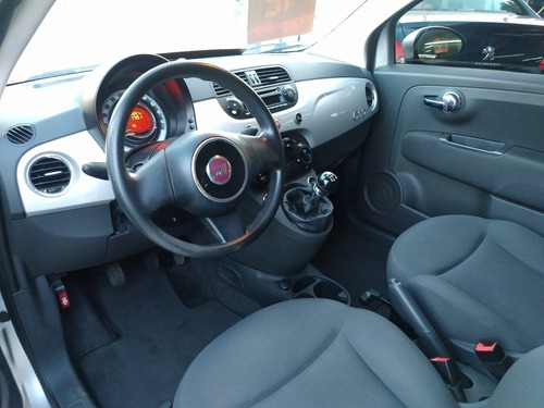 Imagen 10 de 14 de Fiat 500 2012 1.4 Cult Muy Bueno Tomo Auto Fcio X Bco
