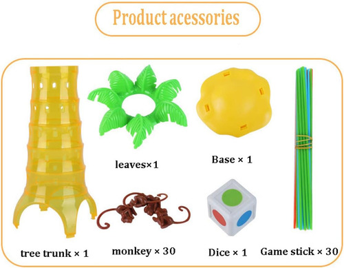 Juego Multijugador De Caída De Monos Mono Trepando A Un Árbo