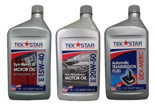Aceite 15w-40 Mineral Tek Star Amaricano Al Mayor Y Detal