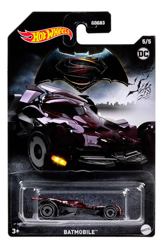 Batimovil Batman Vs Superman- Hot Wheels 5/5 Mattel 1/64