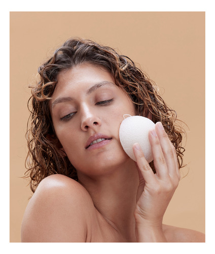Konjac Esponja Facial Natural Blanca Todo Tipo De Piel