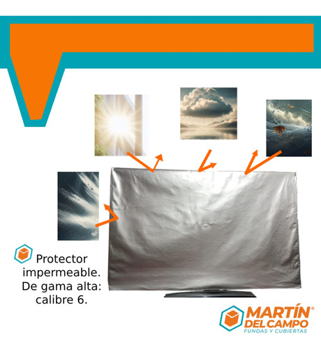 Funda Para Pantalla 40 Pulgadas Anti Polvo, Impermeable.