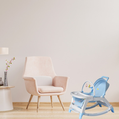Silla Mecedora Ajustable 3en1 Para Bebes Interactiva Musical