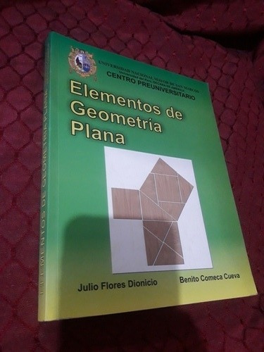 Libro Elementos De Geometria Plana Pre San Marcos