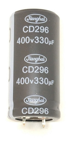 Capacitor Electrolítico Jianghai 330uf 400v 25x51mm Pack X 5