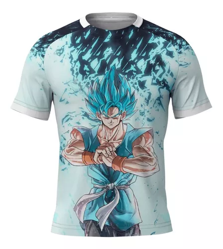 Camiseta Dragon Ball Super Goku SSJ Blue - Estampa Total