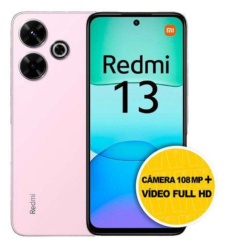 Xiaomi Redmi 13 Dual Sim 128gb - 6 Gb Ram - Diversas Cores