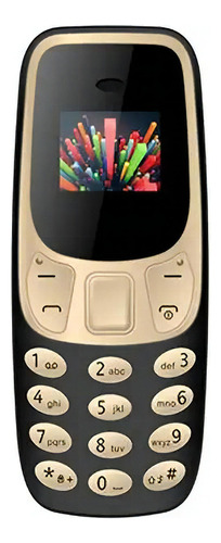 Mini Celular Funcional 2g Dual Sim Bm10 L8star Conversação Cor Gold