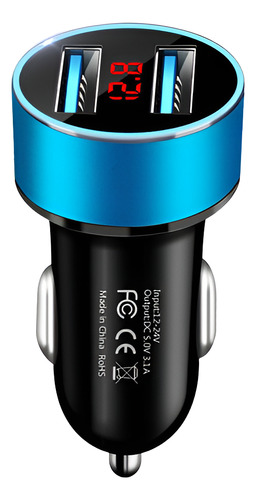Voltímetro Cargador Usb Para Carro