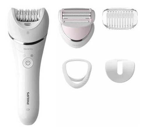 Depiladora Philips Epilator Bre710/00 Seco Y Humedo Blanco