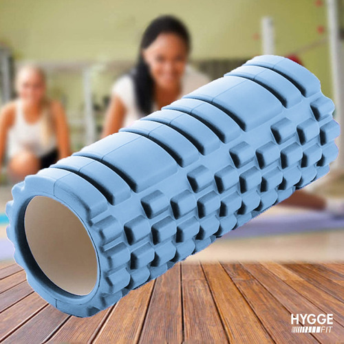 Imagen 7 de 10 de Rolo Rodillo Masajes Foam Roller Texturado Elongación Gym
