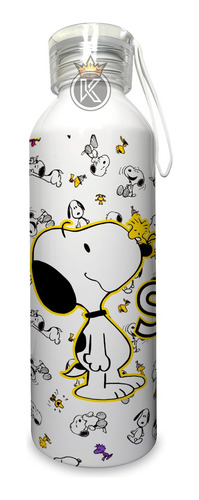 Botella De Aluminio 750ml Snoopy - Estampaking