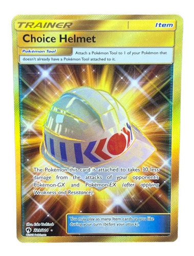 Choice Helmet Carta Pokemon Inglés 