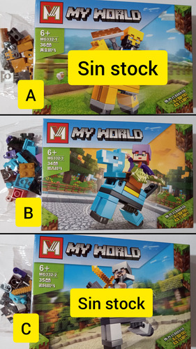 Minecraft: Aventuras De Jinetes, Bloques Para Armar (Usado)