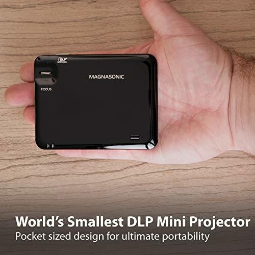 Magnasonic Led Pocket Pico Proyector De Video, Hdmi