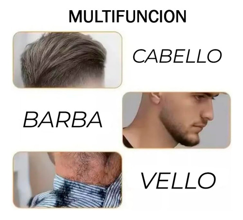 Maquina De Afeitar Inalambrica Eléctrica Recargable Para Barba Cortadora Cabello Ceja Trimmer Metal Dragon Afeitadora Vintage Color Negro