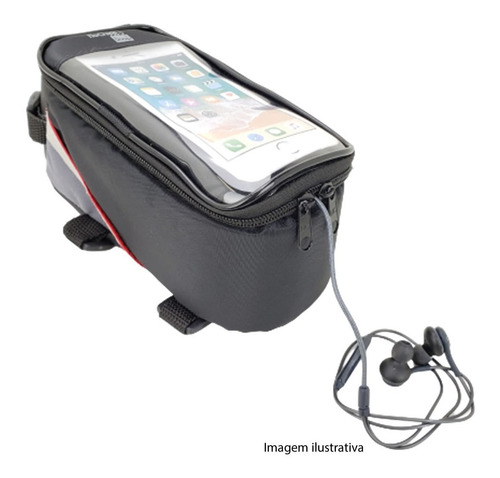 Bolsa Case Celular Bike Bicicleta Quadro Tamanho G Preta