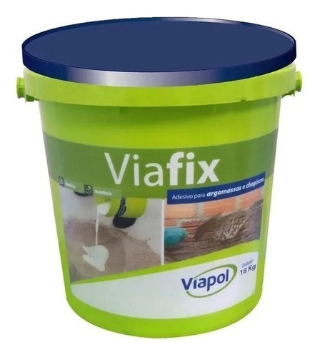 Viafix Viapol Adesivo P/ Argamassa Liquido Bianco 18kg