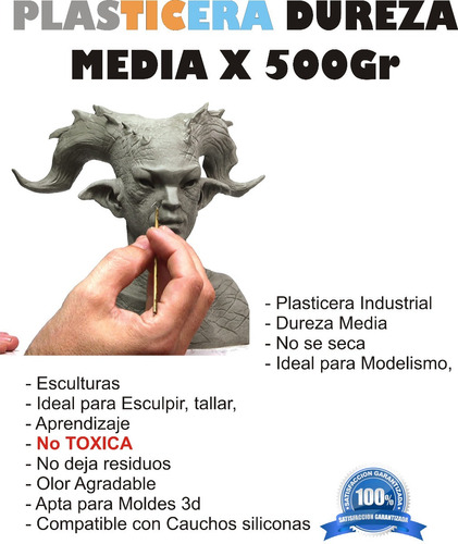 Plasticera Industrial Media X 500gr Modelismo Escultura 