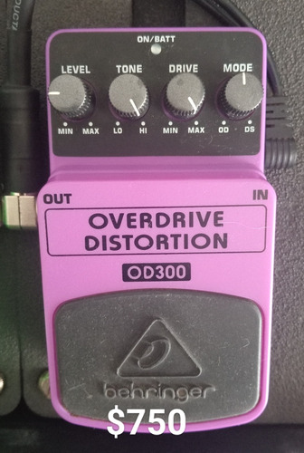 Overdrive/distortion (od300) Behringer