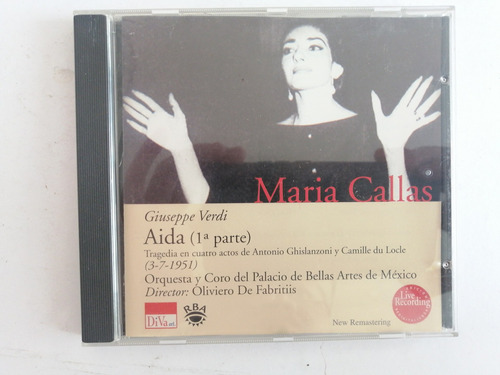 Maria Callas Giuseppe Verdi. Aída (primera Parte) Cd 