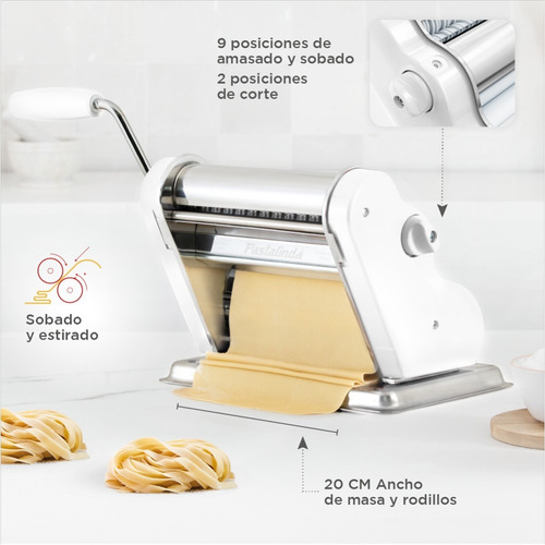 Imagen 5 de 10 de Pastalinda Máquina Clásica 200 Blanca