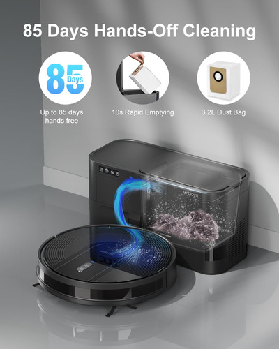 Robot Aspirador D60 9000 Pa Control Wi-fi/app/alexa Mmg
