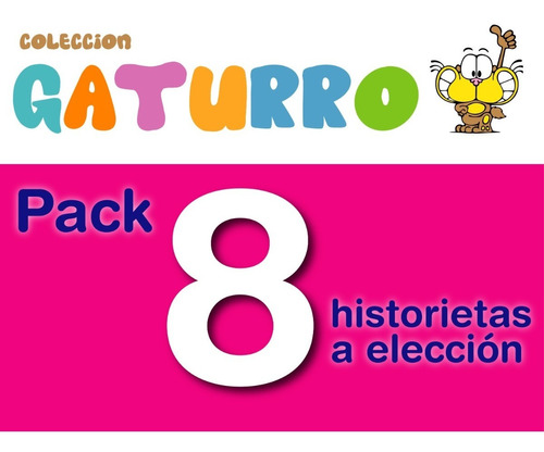 Pack X 8 Libros A Elección Gaturro - Nik - De La Flor