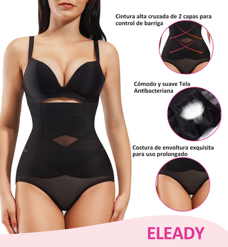 Eleady Pantalón Corto Moldeador Bragas Faja Para Mujer