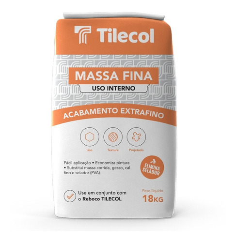 Masa Fina Interior Para Bloque 18kg - Tilecol