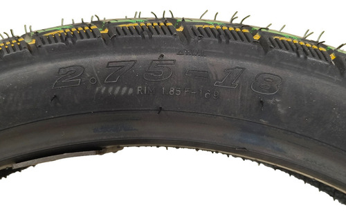 Llanta Baseno 2.75-18 Tl 8pr 51p Rc125 Rc150 gl150 cargo cgl125 ybr125 lithium ryder